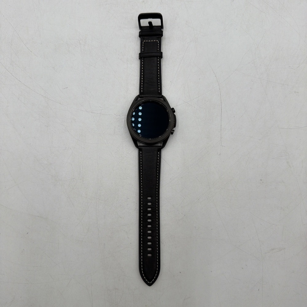 Samsung Galaxy Watch3 SM-R840 45mm Stainless Steel Case with Leather Strap
